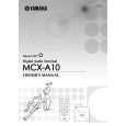 YAMAHA MCXA10 Owners Manual YAMAHA MCXA10 Owners Manual