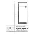 ELECTROLUX RF85/15 Owners Manual ELECTROLUX RF85/15 Owners Manual
