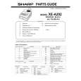 SHARP XE-A202 Parts Catalog SHARP XE-A202 Parts Catalog