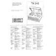 GRUNDIG TK245 Owners Manual GRUNDIG TK245 Owners Manual