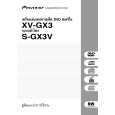 PIONEER XV-GX3/MTXJ Owners Manual PIONEER XV-GX3/MTXJ Owners Manual