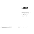 ZANUSSI ZK24/10X Owners Manual ZANUSSI ZK24/10X Owners Manual