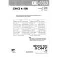 SONY CDX6060 Service Manual SONY CDX6060 Service Manual