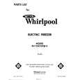WHIRLPOOL EV150CXKW0 Parts Catalog WHIRLPOOL EV150CXKW0 Parts Catalog