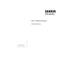 ZANKER ZKK266DSC (PRIVILEG) Owners Manual ZANKER ZKK266DSC (PRIVILEG) Owners Manual