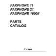 CANON FAXPHONE 11 Parts Catalog CANON FAXPHONE 11 Parts Catalog