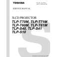 TOSHIBA TLP-T60M Service Manual TOSHIBA TLP-T60M Service Manual