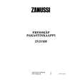 ZANUSSI ZV270M Owners Manual ZANUSSI ZV270M Owners Manual