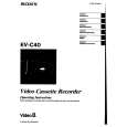 SONY EV-C40 Owners Manual SONY EV-C40 Owners Manual