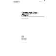 SONY CDP-CA8ES Owners Manual SONY CDP-CA8ES Owners Manual