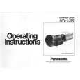 PANASONIC AWE300 Owners Manual PANASONIC AWE300 Owners Manual
