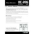 BOSS OC-20G Owners Manual BOSS OC-20G Owners Manual