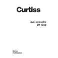 CURTISS LV1242 Owners Manual CURTISS LV1242 Owners Manual