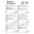 PIONEER SE-CS15V/XCN/EW Owners Manual PIONEER SE-CS15V/XCN/EW Owners Manual