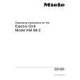 MIELE KM88 Owners Manual MIELE KM88 Owners Manual