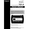ROLAND TD-3 Owners Manual ROLAND TD-3 Owners Manual