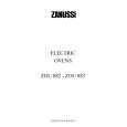 ZANUSSI ZOU882QN Owners Manual ZANUSSI ZOU882QN Owners Manual