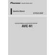 PIONEER AVIC-N1 Owners Manual PIONEER AVIC-N1 Owners Manual