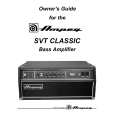 AMPEG SVT CLASSIC Owners Manual AMPEG SVT CLASSIC Owners Manual