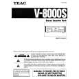 TEAC V8000S Owners Manual TEAC V8000S Owners Manual