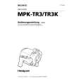 SONY MPK-TR3 Owners Manual SONY MPK-TR3 Owners Manual