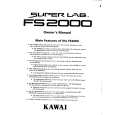KAWAI FS2000 Owners Manual KAWAI FS2000 Owners Manual