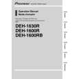 PIONEER DEH-1630R/X1P/EW Owners Manual PIONEER DEH-1630R/X1P/EW Owners Manual