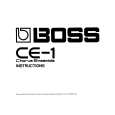 BOSS CE-1 Owners Manual BOSS CE-1 Owners Manual