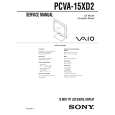 SONY PCVVA15XD2 Owners Manual SONY PCVVA15XD2 Owners Manual