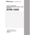 PIONEER SVM-1000/TLXJ Owners Manual PIONEER SVM-1000/TLXJ Owners Manual