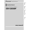 PIONEER DEH-2850MP/XN/ES Owners Manual PIONEER DEH-2850MP/XN/ES Owners Manual