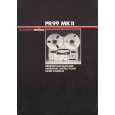 REVOX PR99MKII Owners Manual REVOX PR99MKII Owners Manual