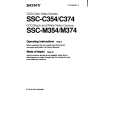 SONY SSCC354 Owners Manual SONY SSCC354 Owners Manual