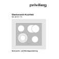 PRIVILEG GK84101 TC (PRIVIL Owners Manual PRIVILEG GK84101 TC (PRIVIL Owners Manual