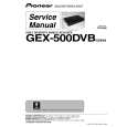 PIONEER GEX-500DVB/XZ/EW5 Service Manual PIONEER GEX-500DVB/XZ/EW5 Service Manual