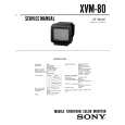 SONY XVM80 Service Manual SONY XVM80 Service Manual