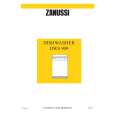ZANUSSI DWS909A Owners Manual ZANUSSI DWS909A Owners Manual