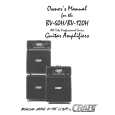 CRATE BV-60H Owners Manual CRATE BV-60H Owners Manual