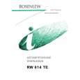 ROSENLEW RW614TE Owners Manual ROSENLEW RW614TE Owners Manual