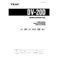 TEAC DV-20D Owners Manual TEAC DV-20D Owners Manual