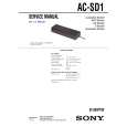 SONY AC-SD1 VER. 1.2 Service Manual SONY AC-SD1 VER. 1.2 Service Manual