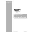 SONY PCWA-DE30 VAIO Owners Manual SONY PCWA-DE30 VAIO Owners Manual