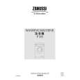 ZANUSSI F555 Owners Manual ZANUSSI F555 Owners Manual