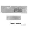 YAMAHA CT-600 Owners Manual YAMAHA CT-600 Owners Manual