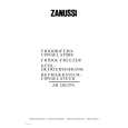 ZANUSSI ZR220/2TN Owners Manual ZANUSSI ZR220/2TN Owners Manual