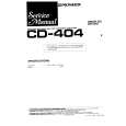 PIONEER CD-404 Service Manual PIONEER CD-404 Service Manual