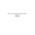 ARTHUR MARTIN ELECTROLUX FE6699X Owners Manual ARTHUR MARTIN ELECTROLUX FE6699X Owners Manual