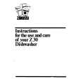 ZANUSSI Z30 Owners Manual ZANUSSI Z30 Owners Manual