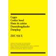 ZANUSSI ZHC926X Owners Manual ZANUSSI ZHC926X Owners Manual