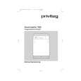 PRIVILEG 850.623 0/10747 Owners Manual PRIVILEG 850.623 0/10747 Owners Manual
